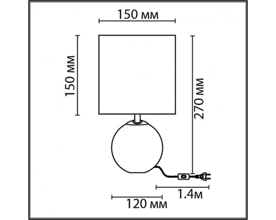 Настольная лампа Lumion Classi Kohala 8229/1T