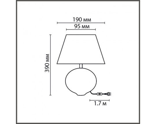 Настольная лампа Lumion Moderni Tapala 8139/1T