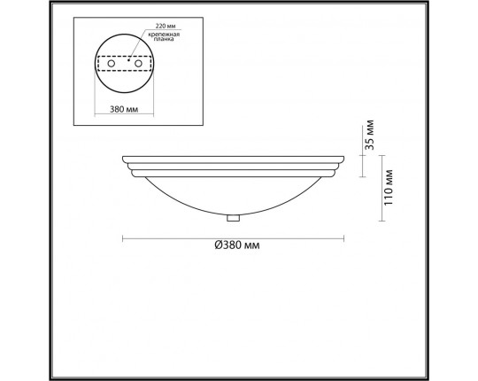 Настенно-потолочный светильник Lumion Vintage Kayla 5261/3C