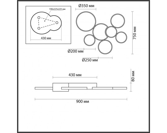 Потолочный светодиодный светильник Lumion  Norbert 5254/99CL