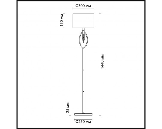 Торшер Lumion Neoclassi Santiago 4516/1F