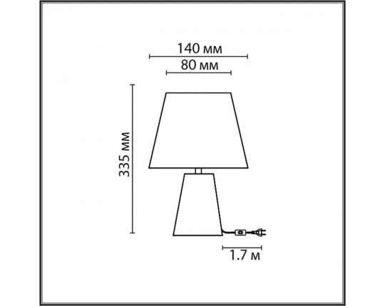 Настольная лампа Lumion Moderni Terazio 8142/1T