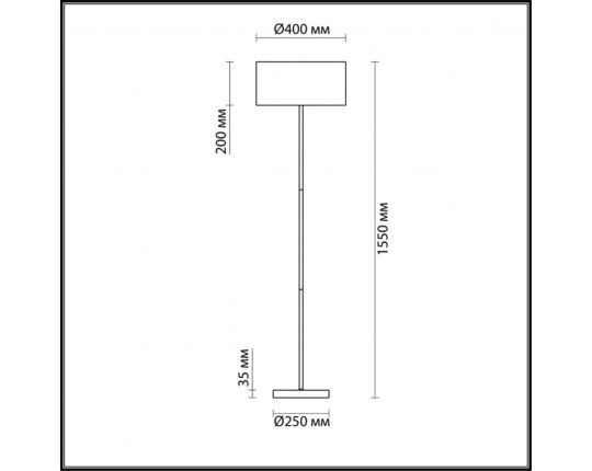 Торшер Lumion Moderni Nikki 3745/2F