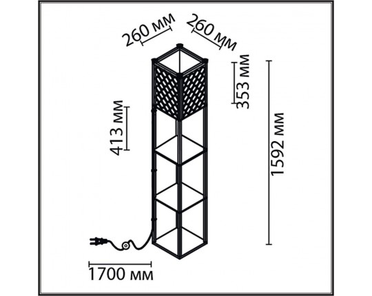 Торшер Lumion Comfi Practic 8091/1F