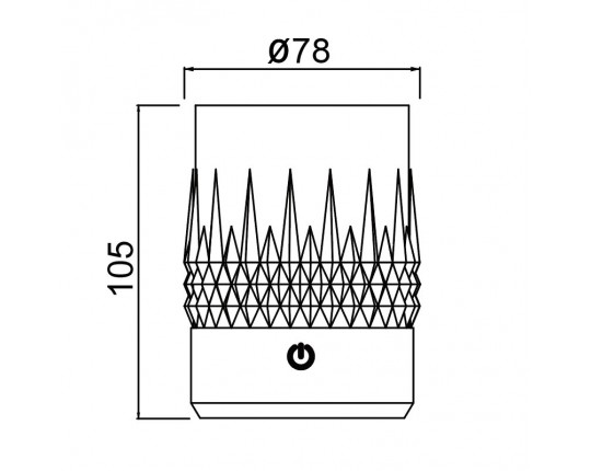 Стакан-светильник Mantra LAX 9085