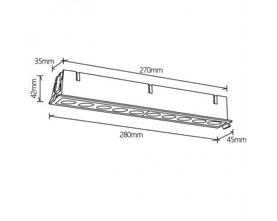 Встраиваемый светильник Mantra BLAU 9134