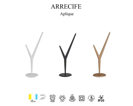 Настольная лампа Mantra Arrecife 9222