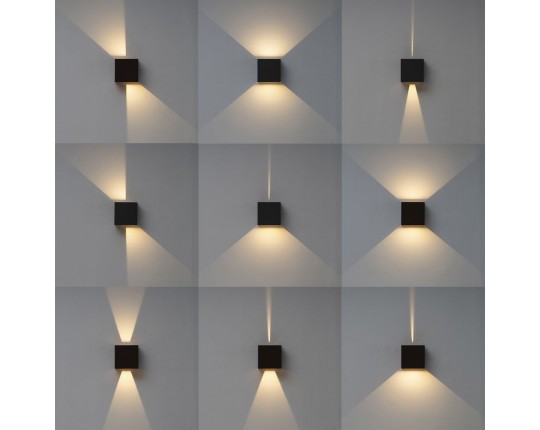 Уличный настенный светодиодный светильник Mantra Davos 7436