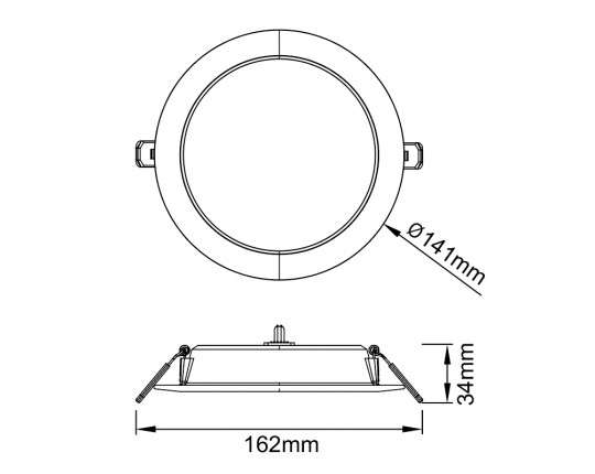 Встраиваемый светильник Mantra EILAT 9296