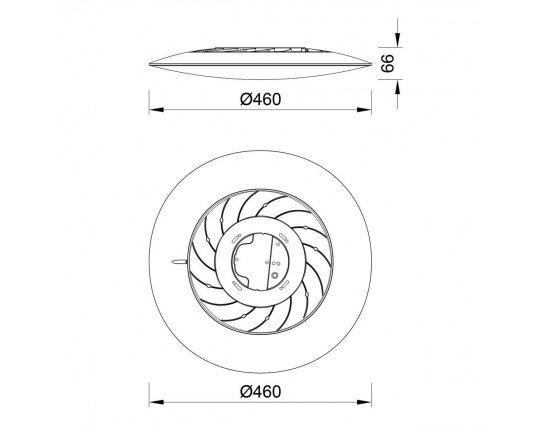 Потолочный светильник Mantra SLIM CCT 8692
