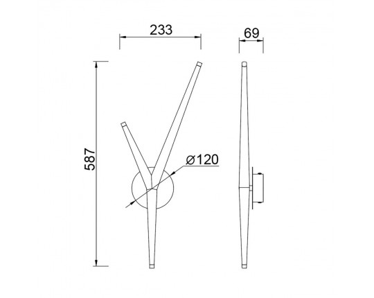 Настенный светильник Mantra Arrecife 9230