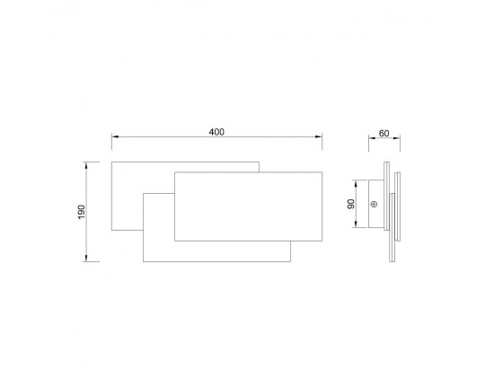 Настенный светодиодный светильник Mantra Tahiti 8089