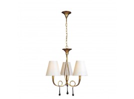 Подвесная люстра Mantra Paola Painted Gold 3542