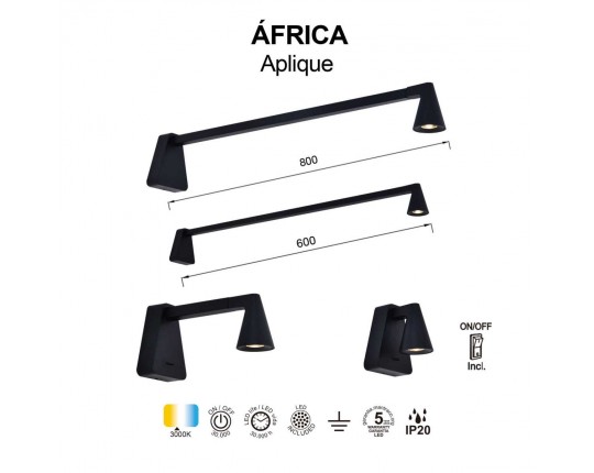 Настенный светильник Mantra Africa 9412