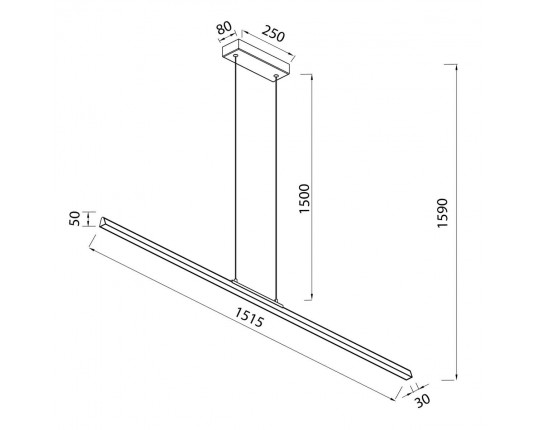 Подвесной светильник Mantra Lineal 8961