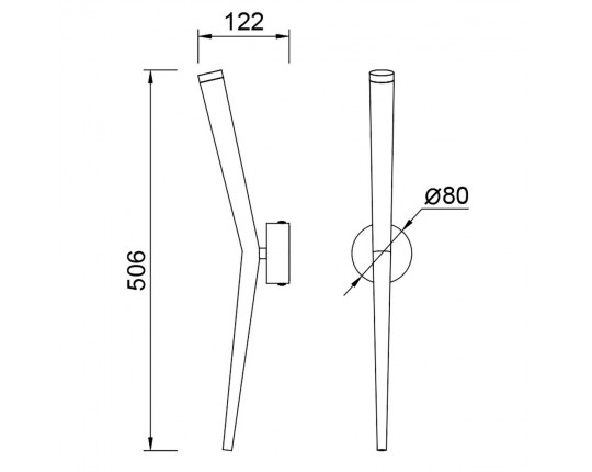 Настенный светильник Mantra Boomerang 9241
