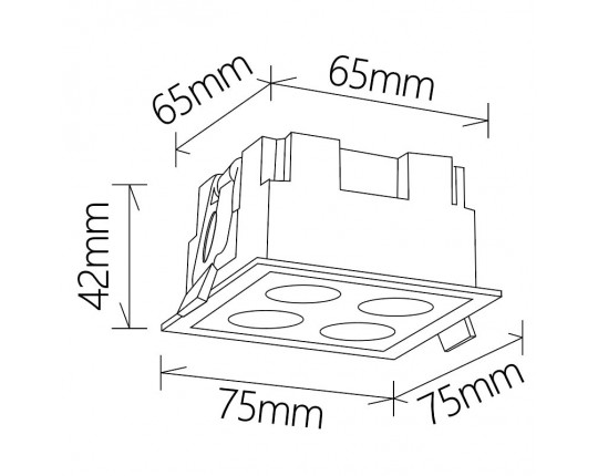 Встраиваемый светильник Mantra BLAU 9130