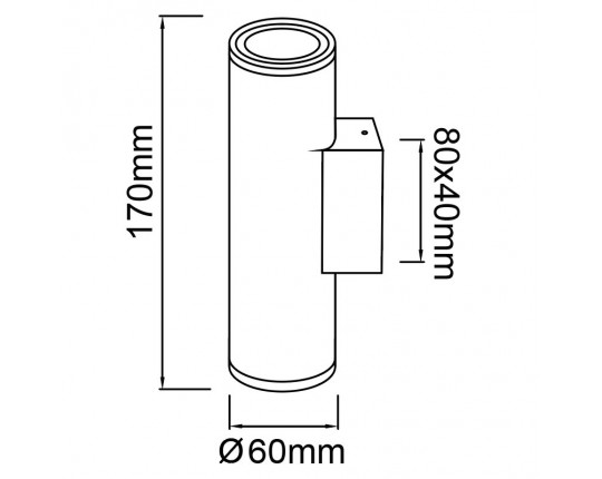 Настенный уличный светильник Mantra PERE 9098