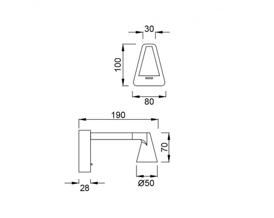 Настенный светильник Mantra Africa 9412