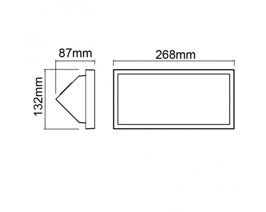Уличный настенный светодиодный светильник Mantra Creek 8862