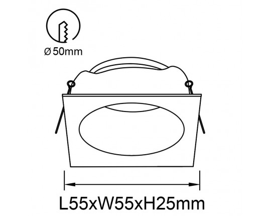 Встраиваемый светильник Mantra ANTILLA 9169