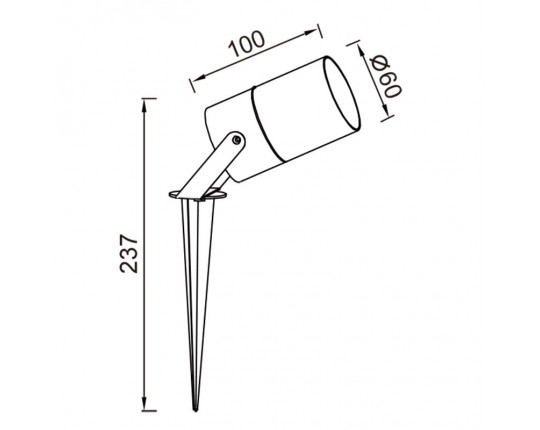 Наземный уличный светильник Mantra QUEBEC 9288