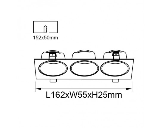 Встраиваемый светильник Mantra ANTILLA 9173