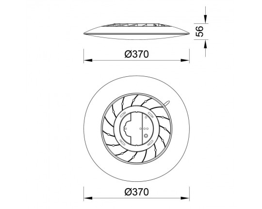 Потолочный светильник Mantra SLIM CCT 8691