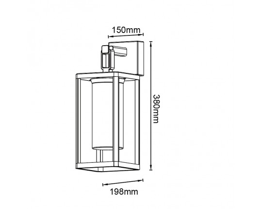 Настенный уличный светильник Mantra ALPS 9112