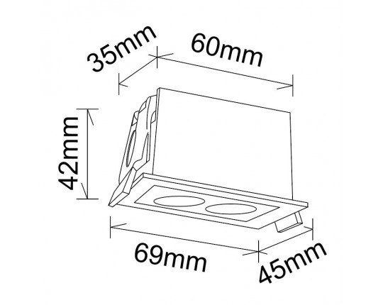Встраиваемый светильник Mantra BLAU 9129