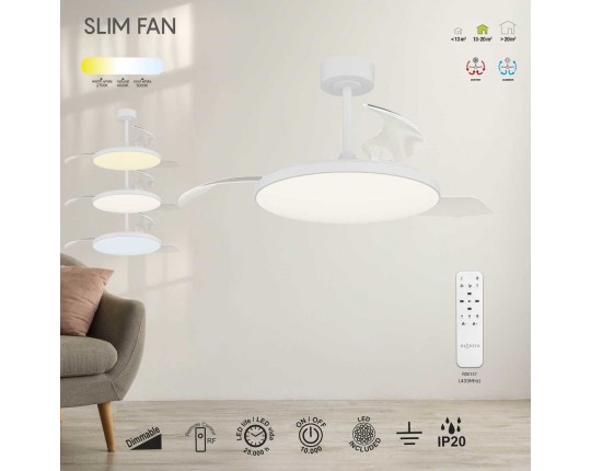 Люстра-вентилятор Mantra SLIM FAN 9006