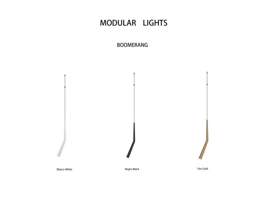 Подвесной модульный светильник без основания Mantra Boomerang 9235