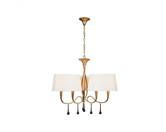 Подвесная люстра Mantra Paola Painted Gold 3540