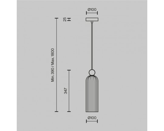 Подвесной светильник Maytoni Antic MOD302PL-01GR Подвесной светильник Maytoni Antic MOD302PL-01GR
