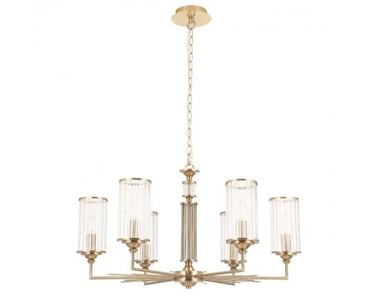 Подвесная люстра Crystal Lux Gloria SP6 Brass