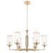 Подвесная люстра Crystal Lux Gloria SP6 Brass