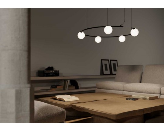 Трековый светильник Maytoni Technical ARITY Luna TR236-1-5W3K-B
