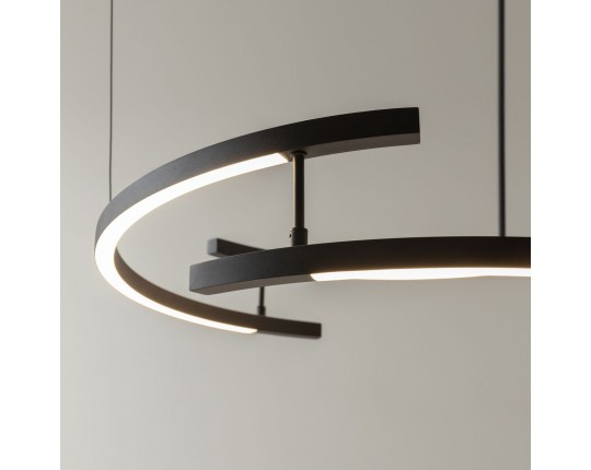 Подвесной светодиодный светильник Maytoni Line MOD016PL-L52BK