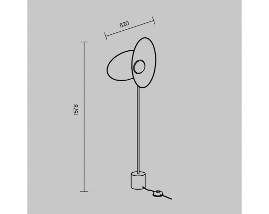 Торшер Maytoni Modern Evolution MOD396FL-L10W3K