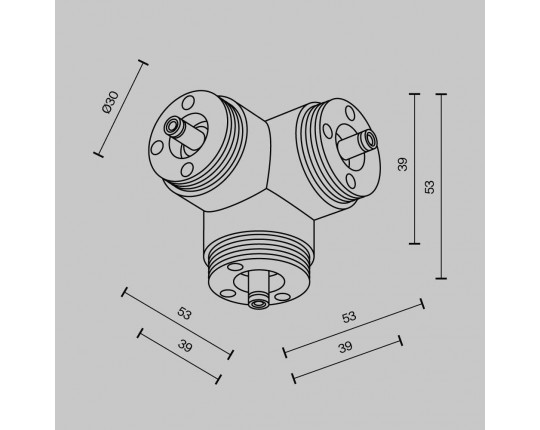 Аксессуар Maytoni Technical CA016TC-B