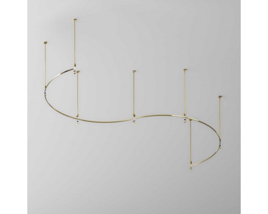 Шинопровод круглый из полукругов 1800мм Maytoni Technical FLARITY Busbar trunkings Flarity TRX154-2SR-D1800-BS