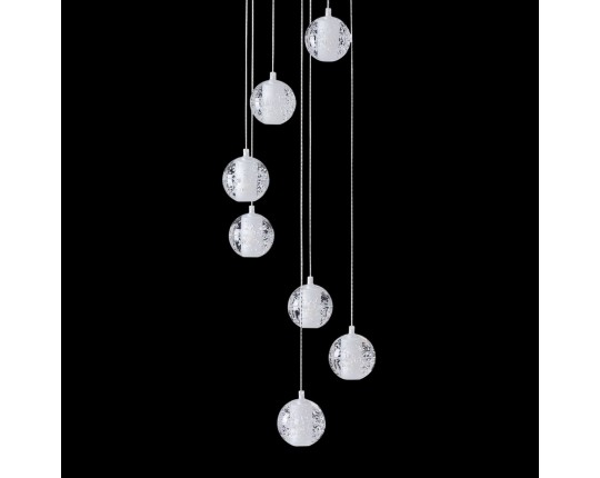 Подвесная люстра Crystal Lux Gaspar SP9 D300 White