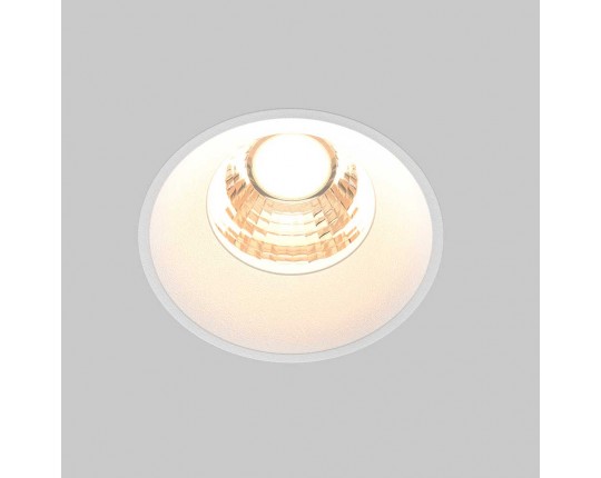 Встраиваемый светодиодный светильник Maytoni Round DL058-7W3K-TRS-W