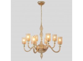 Подвесная люстра Crystal Lux SILVESTRO SP8 AMBER