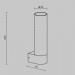 Уличный настенный светильник Maytoni Outdoor Tube O508WL-L5B3K
