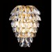 Настенный светильник Crystal Lux Charme AP3 Gold/Transparent