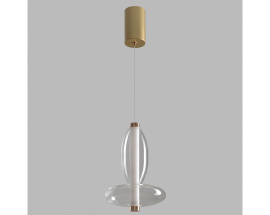 Подвесной светодиодный светильник Crystal Lux Quasar SP7W Led Transparent