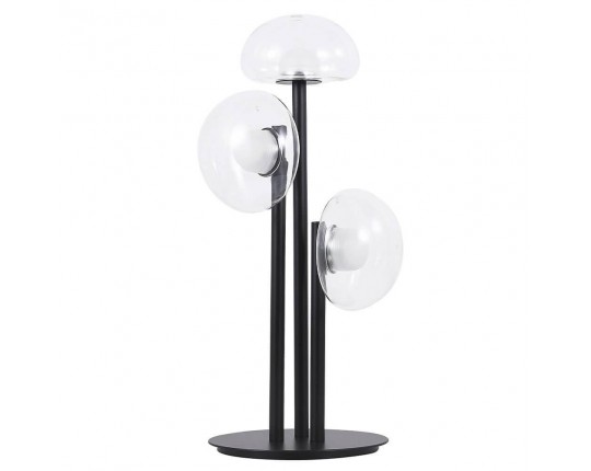 Настольная лампа Crystal Lux Bosque LG3 Black/Transparent