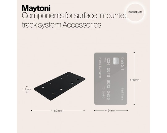 Прямой коннектор для магнитного шинопровода Maytoni Magnetic track system TRA004C-21S Прямой коннектор для магнитного шинопровода Maytoni Magnetic track system TRA004C-21S