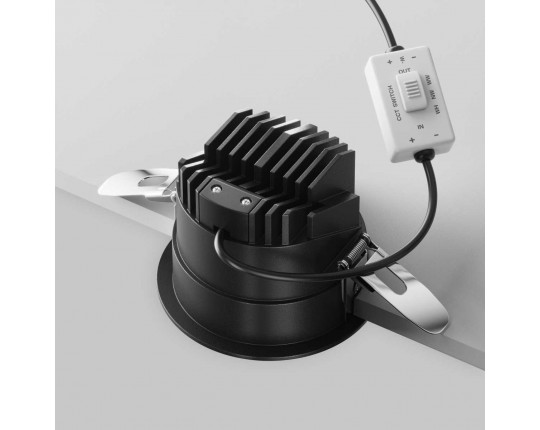 Встраиваемый светильник Maytoni Technical DL100-12W2.7-3-4K-RD-B